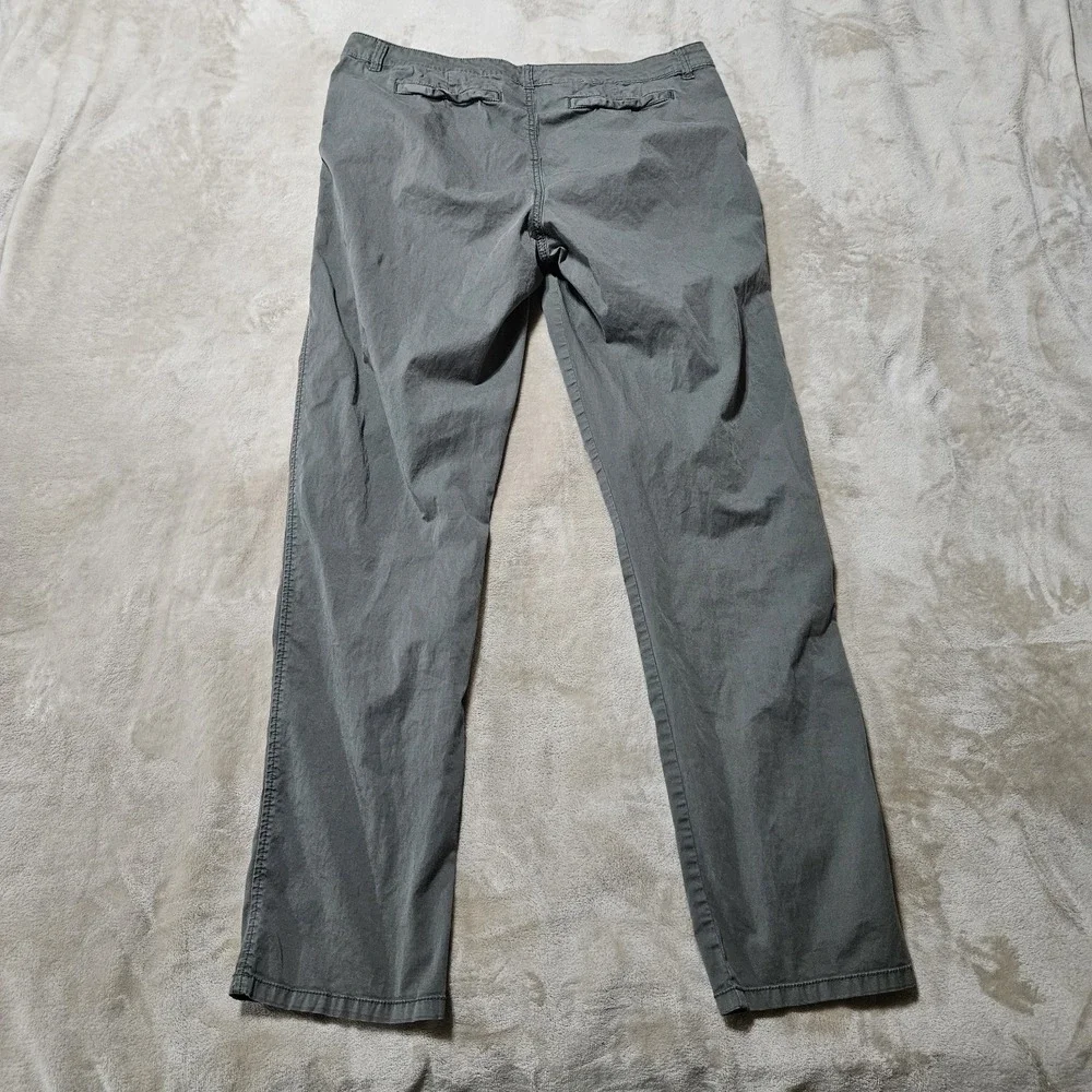 J Crew Pants Womens 31 Tall Green-gray Chino Straight Leg Businesss Career
